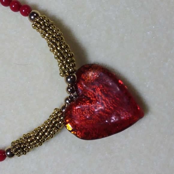 Hand crafted Red Bamboo Coral bracelet with magnetic ♥️ clasp - Picture 3 of 3